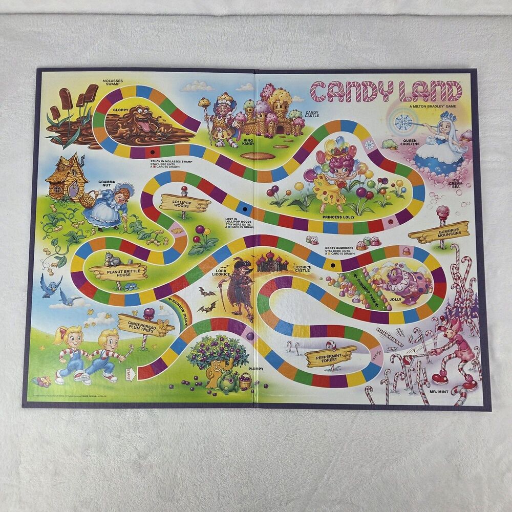 Vintage 1999 Candy Land Board Game MB Hasbro Complete Excellent Condition - Picture 5 of 8
